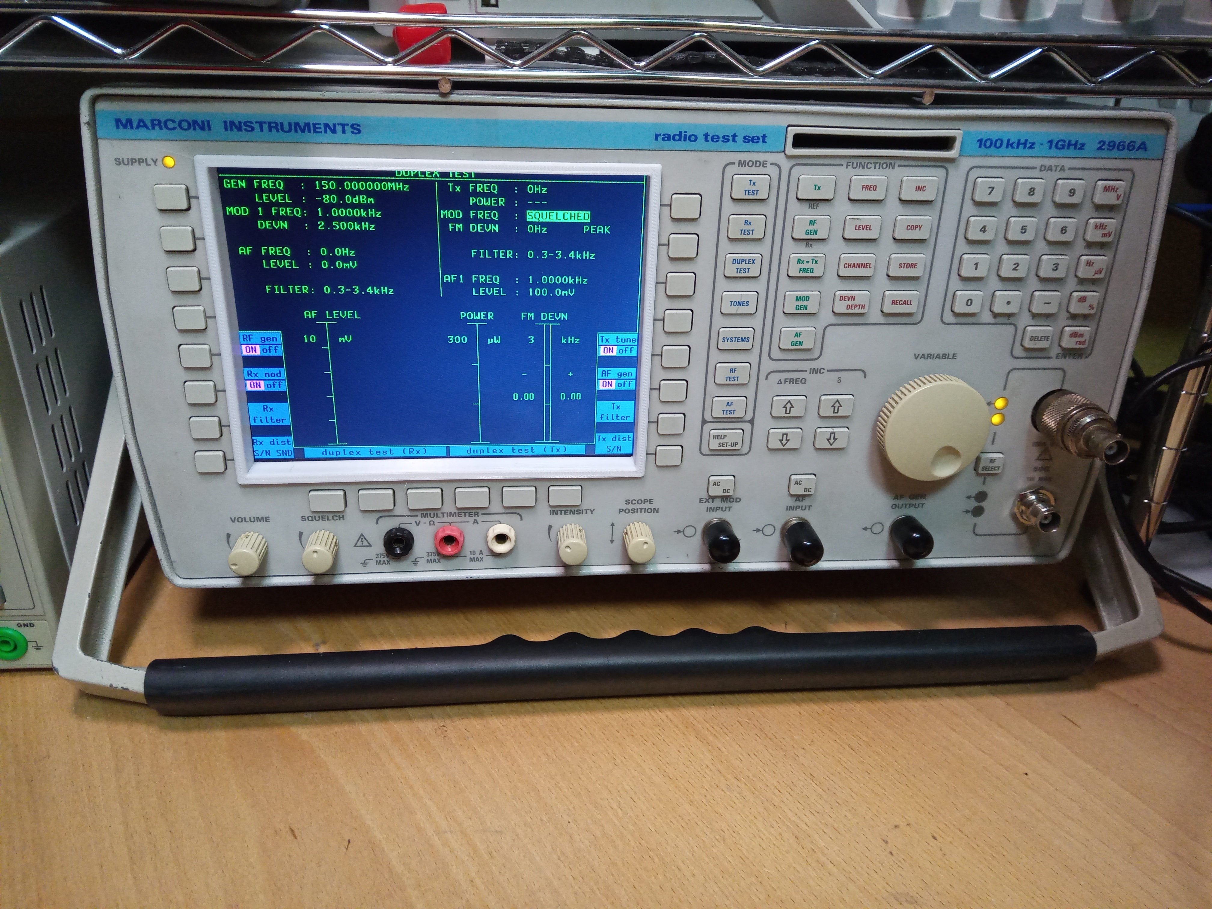 Marconi 2966A with LCD display
